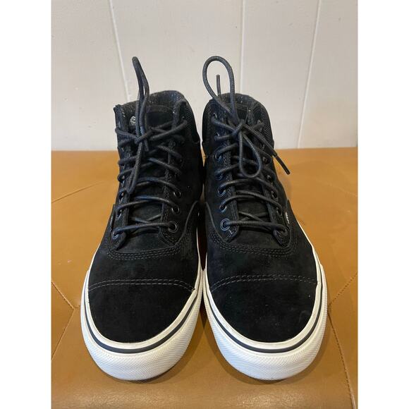 Vans Era-hi Pig Suede & Nylon Black White‎ Skateboard Shoes Sneakers Size Mens 8 main image 8